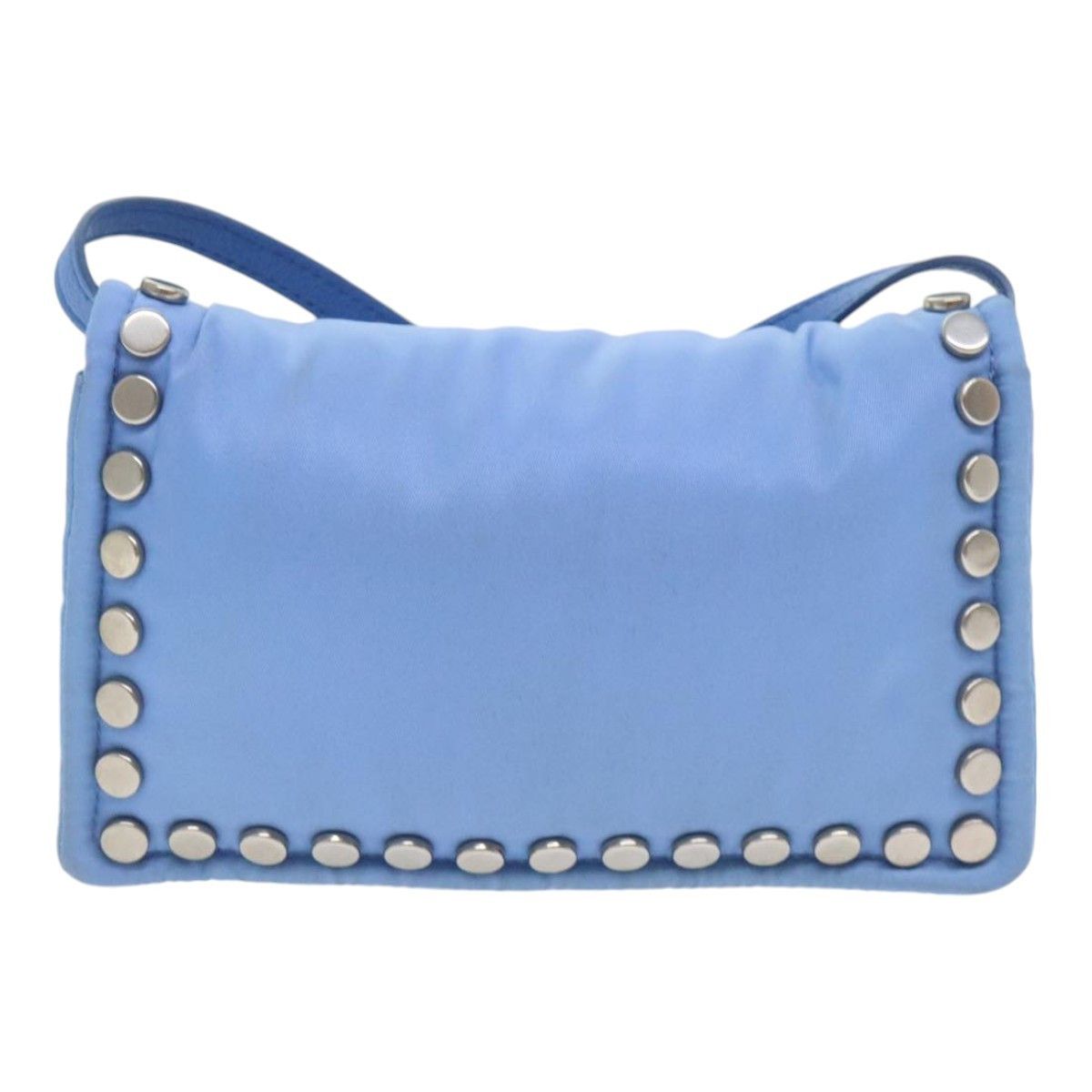 Prada Prada Etiquette Flap Bag Studded Tessuto Size ONE SIZE - 2 Thumbnail