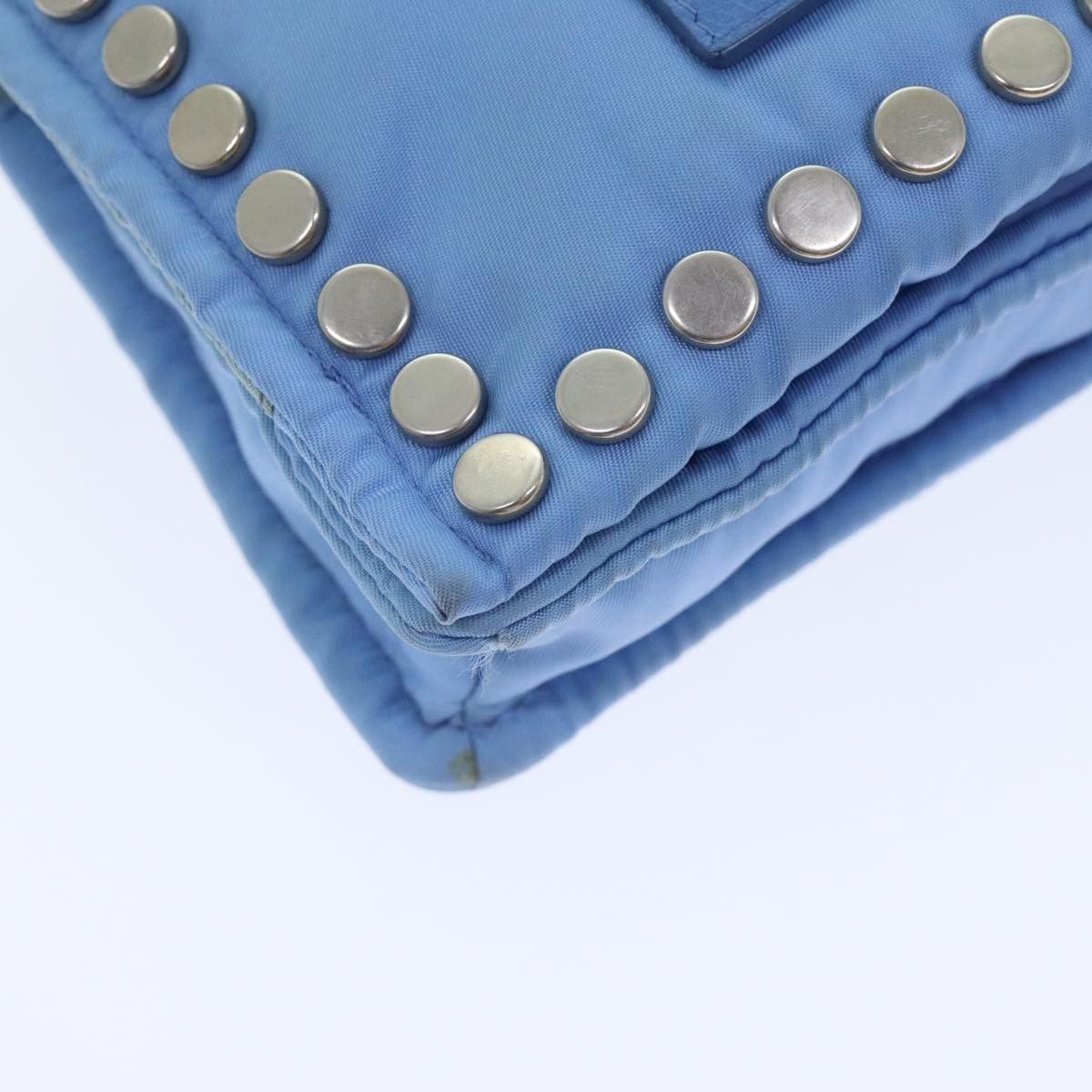 Prada Prada Etiquette Flap Bag Studded Tessuto Size ONE SIZE - 10 Thumbnail