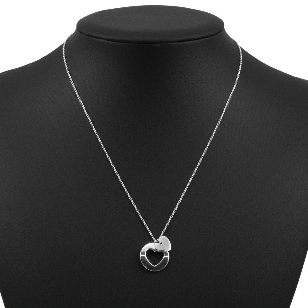 Tiffany & Co. Tiffany & Co. Heart stencil Necklace Silver 925 Size ONE SIZE - 9 Thumbnail