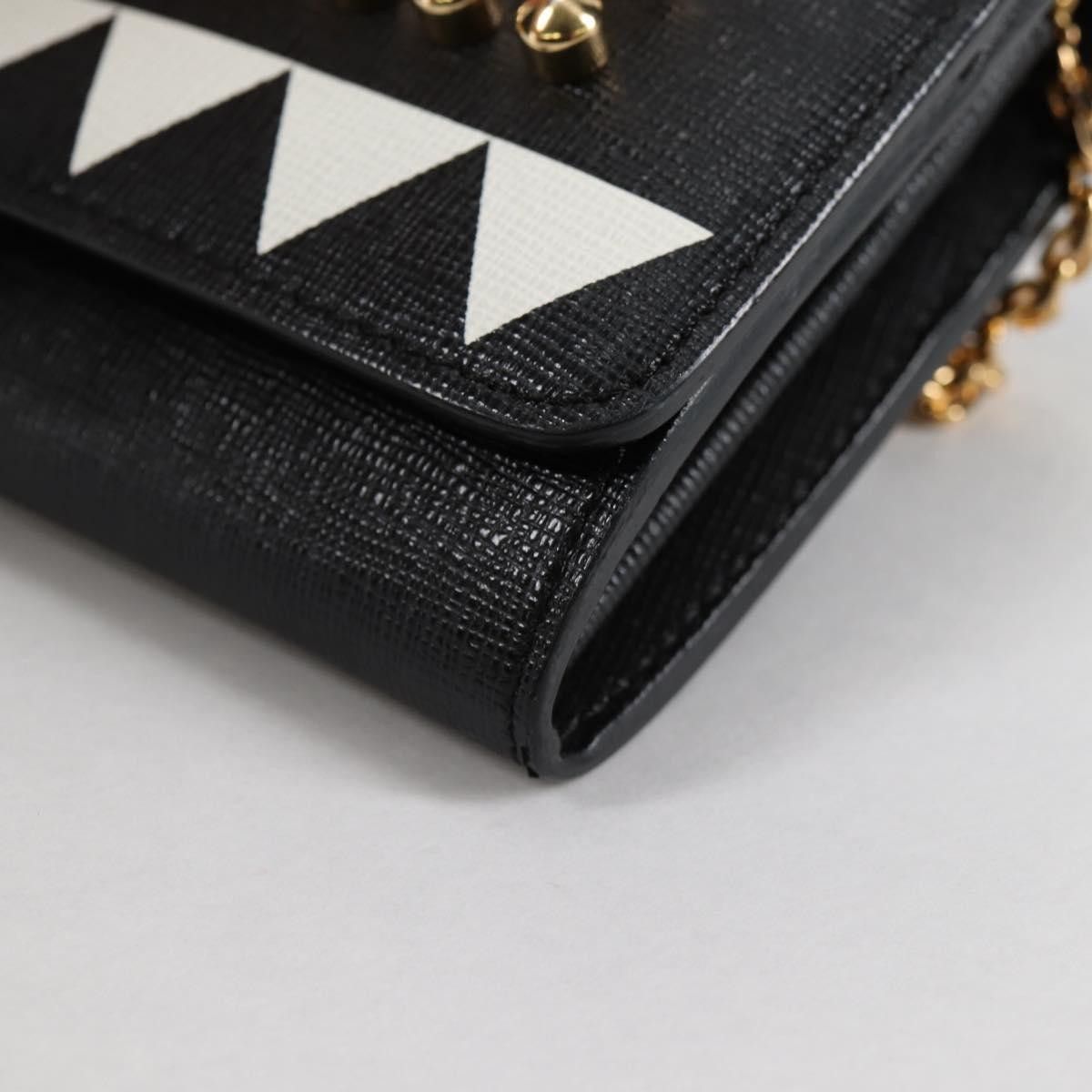 Fendi Fendi Monster Wallet on Chain Studded Leather Size ONE SIZE - 12 Thumbnail