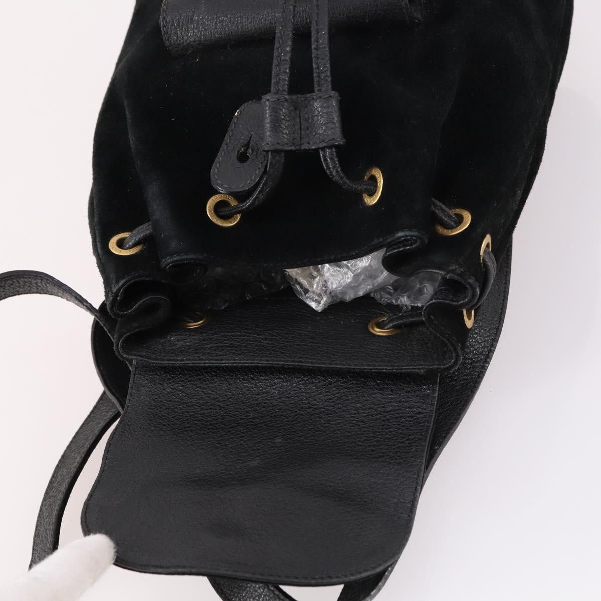 Gucci Gucci Vintage Bamboo Backpack Suede Size ONE SIZE - 14 Thumbnail