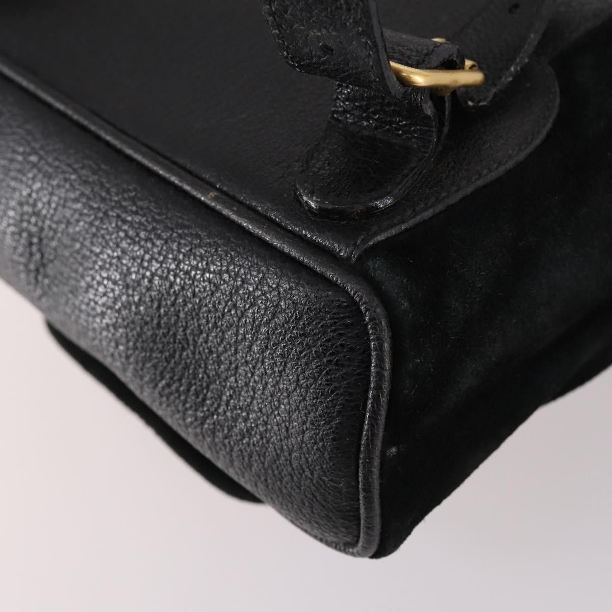 Gucci Gucci Vintage Bamboo Backpack Suede Size ONE SIZE - 12 Thumbnail