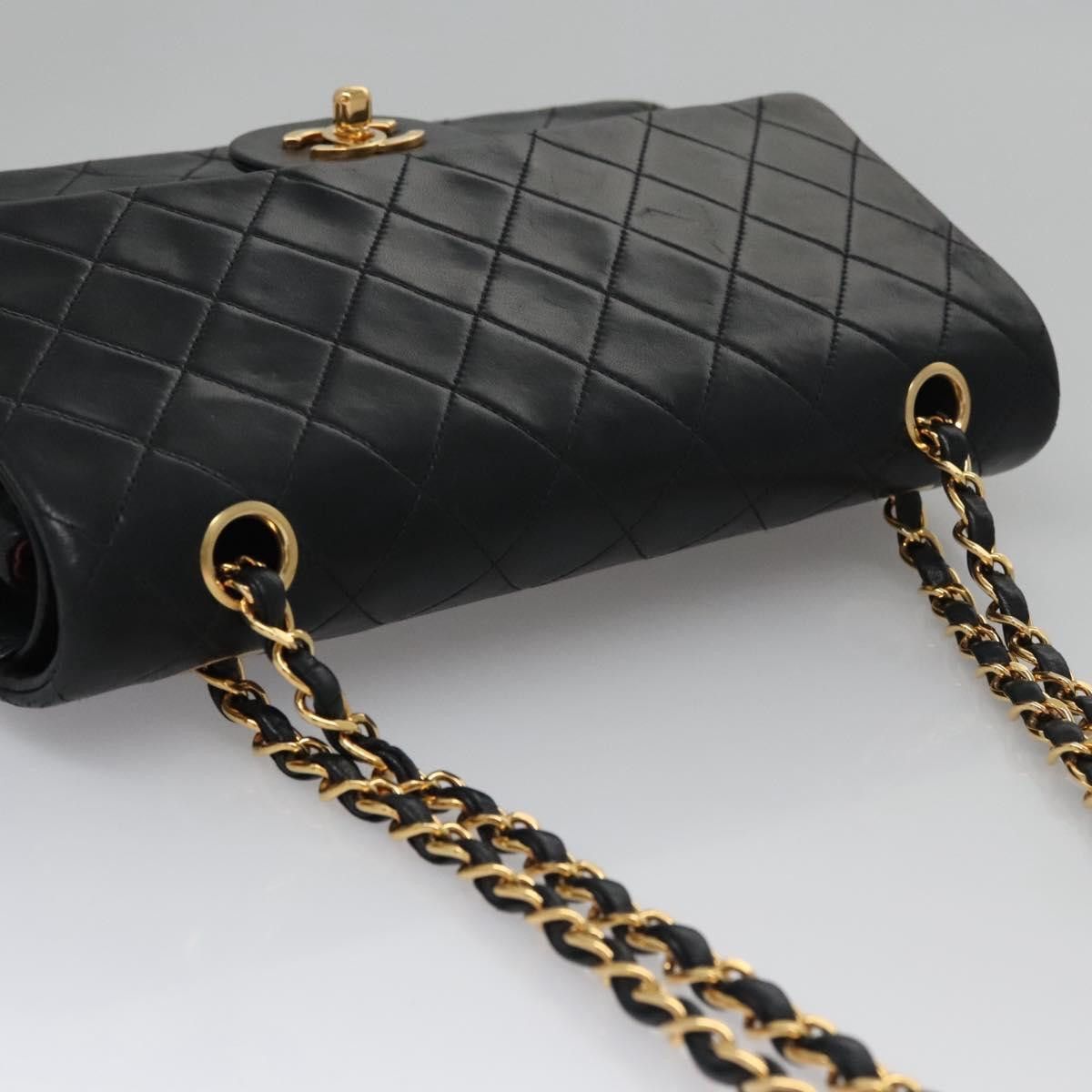 Chanel Chanel Vintage Classic Double Flap Bag Quilted Lambskin Size ONE SIZE - 6 Thumbnail