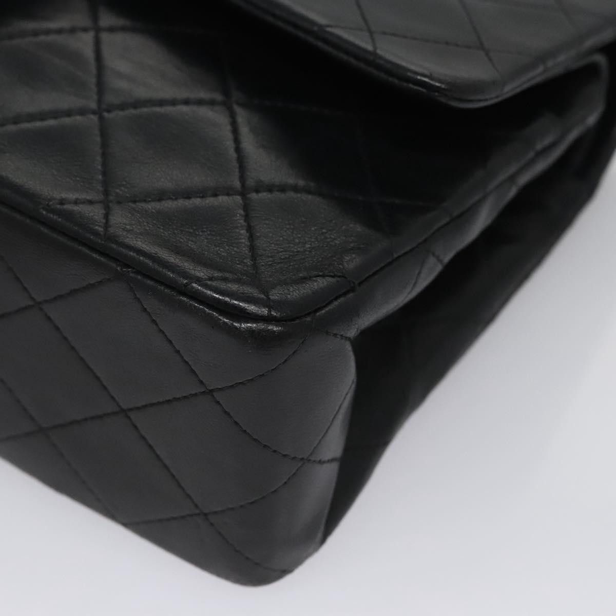 Chanel Chanel Vintage Classic Double Flap Bag Quilted Lambskin Size ONE SIZE - 11 Thumbnail