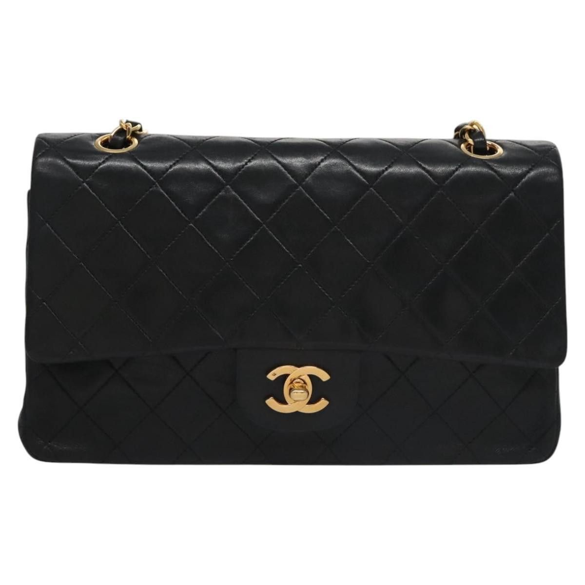 Chanel Chanel Vintage Classic Double Flap Bag Quilted Lambskin Size ONE SIZE - 2 Thumbnail