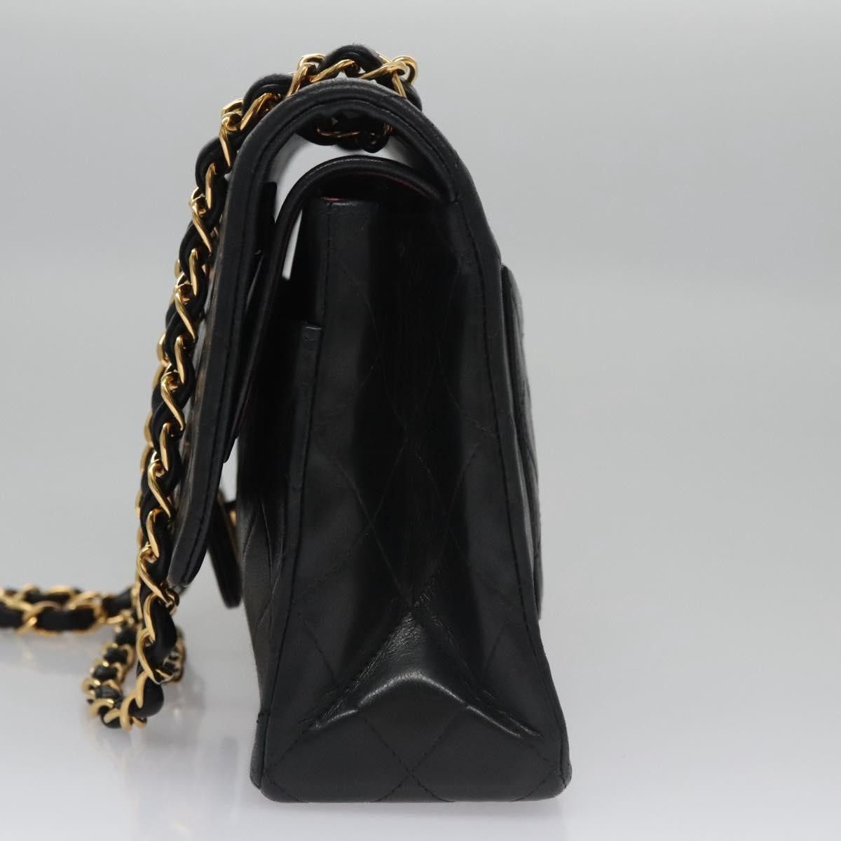 Chanel Chanel Vintage Classic Double Flap Bag Quilted Lambskin Size ONE SIZE - 4 Thumbnail