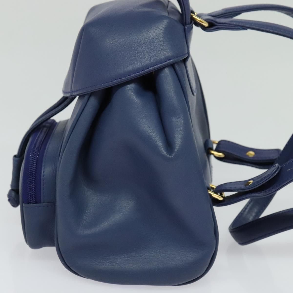 Dior Christian Dior Vintage Flap Backpack Leather Size ONE SIZE - 3 Thumbnail
