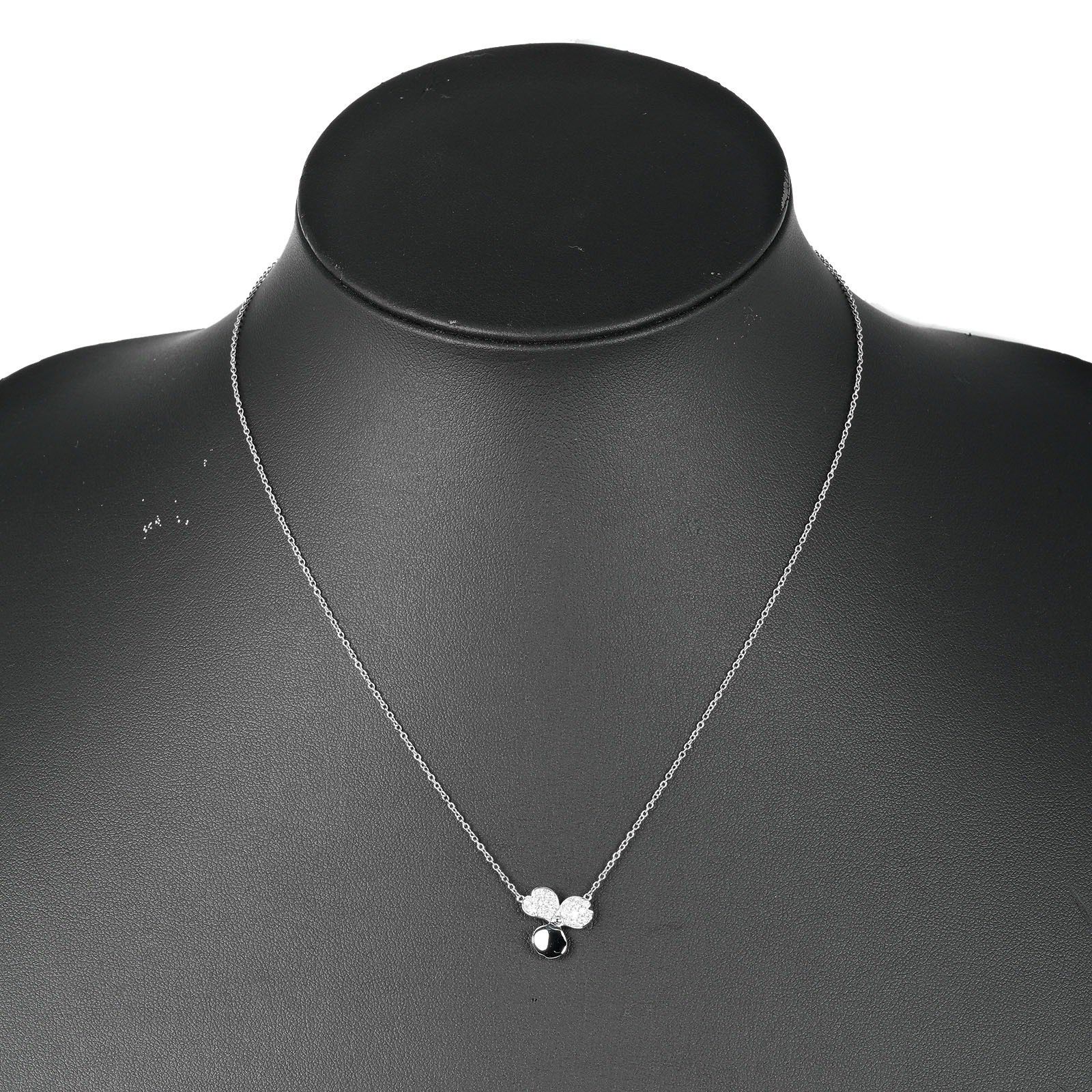 Tiffany & Co. Tiffany & Co. Open Paper Flower Pendant Necklace Platinum and Diamonds Size ONE SIZE - 8 Thumbnail
