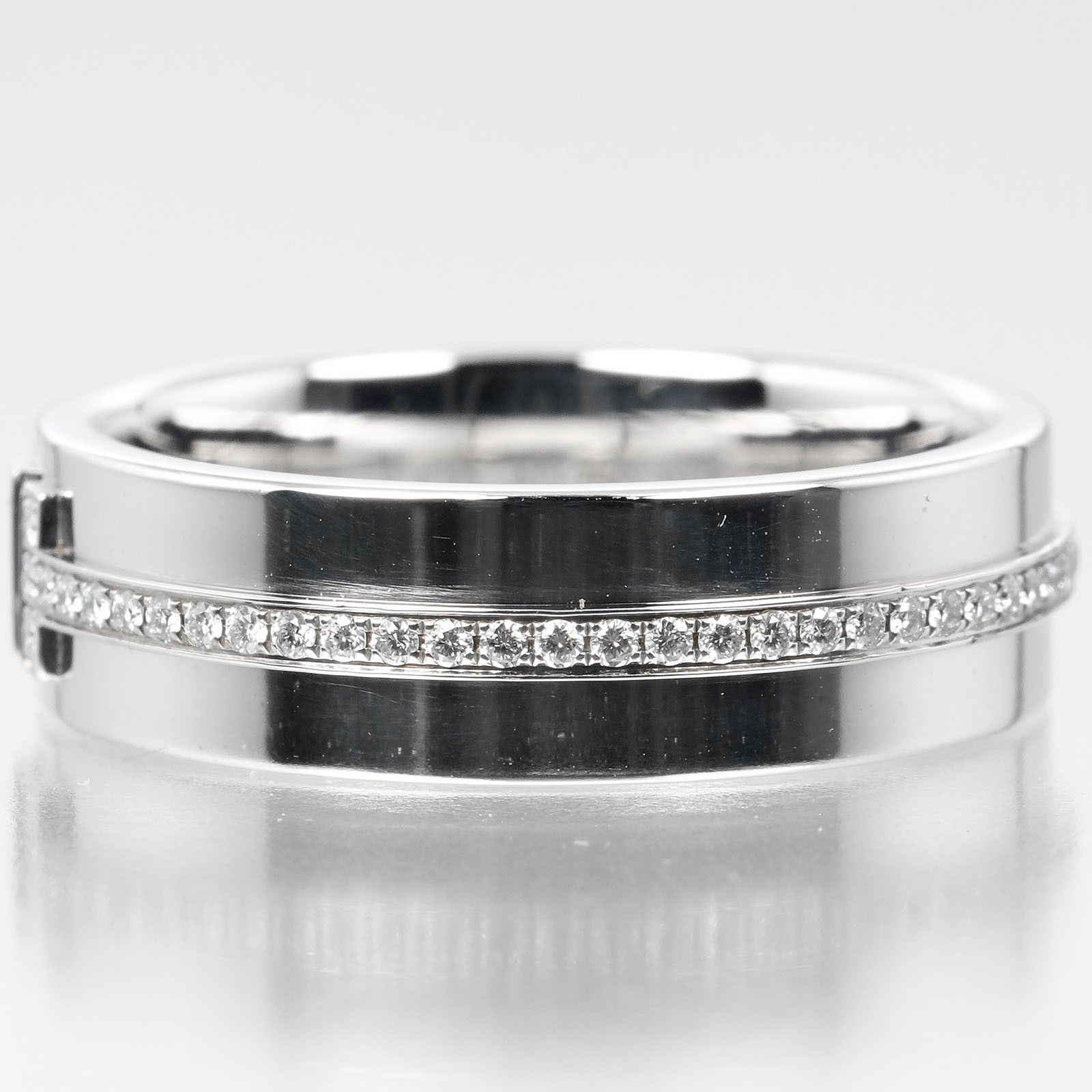 Tiffany & Co. Tiffany & Co. Tiffany T Ring 18K White Gold and Diamonds Size ONE SIZE - 6 Thumbnail