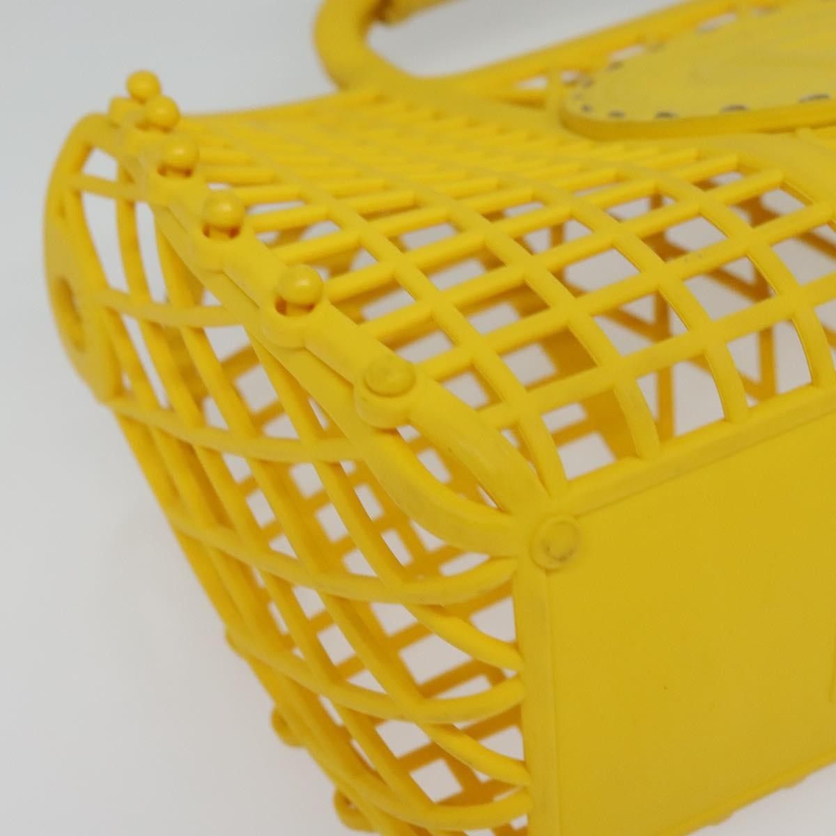 Fendi Fendi FF Logo Stamp Basket Tote PVC Size ONE SIZE - 8 Thumbnail