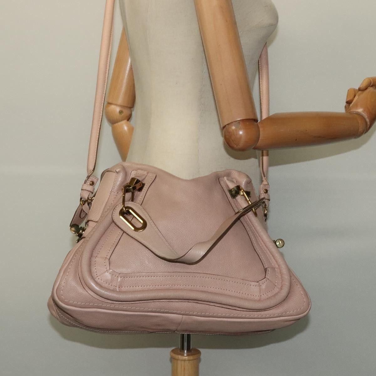 Chloe Chloe Paraty Handbag Quilted Leather Size ONE SIZE - 15 Thumbnail