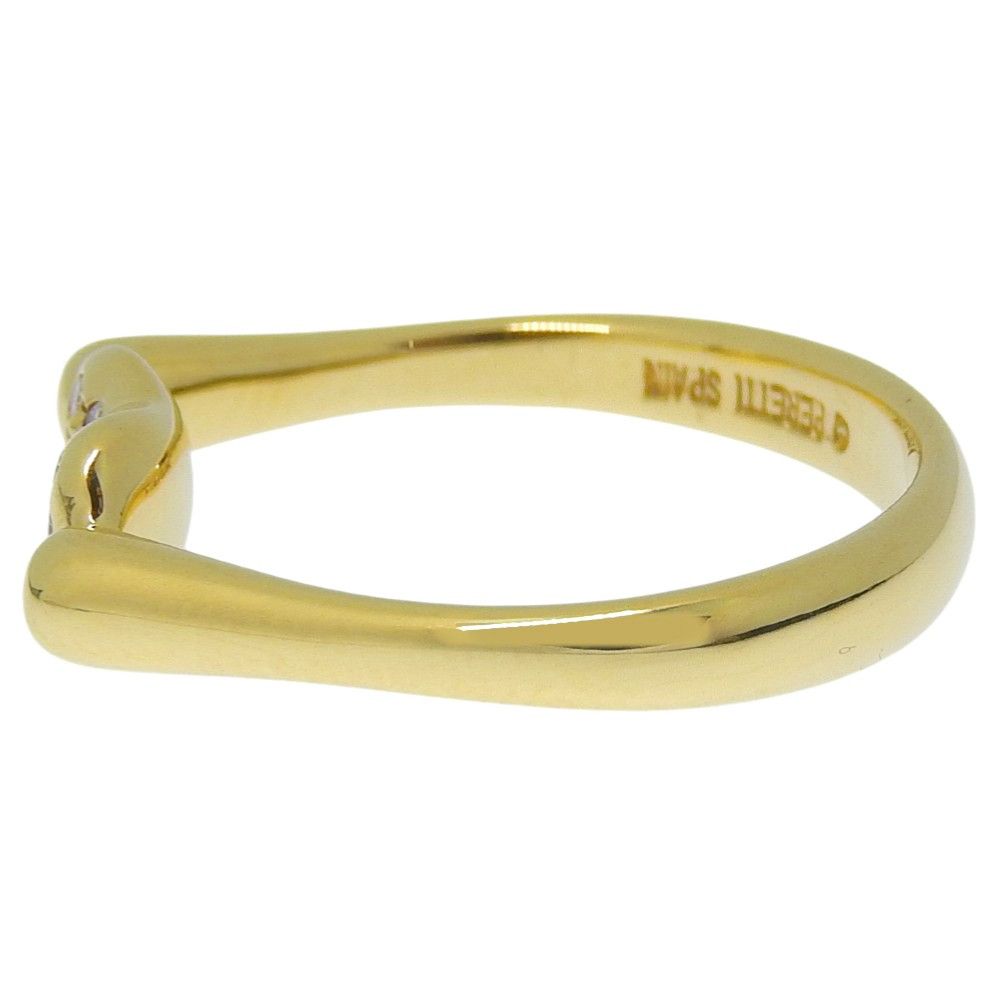 Tiffany & Co. Tiffany & Co. Elsa Peretti Bean Ring 18K Yellow Gold with Diamonds Size ONE SIZE - 4 Thumbnail