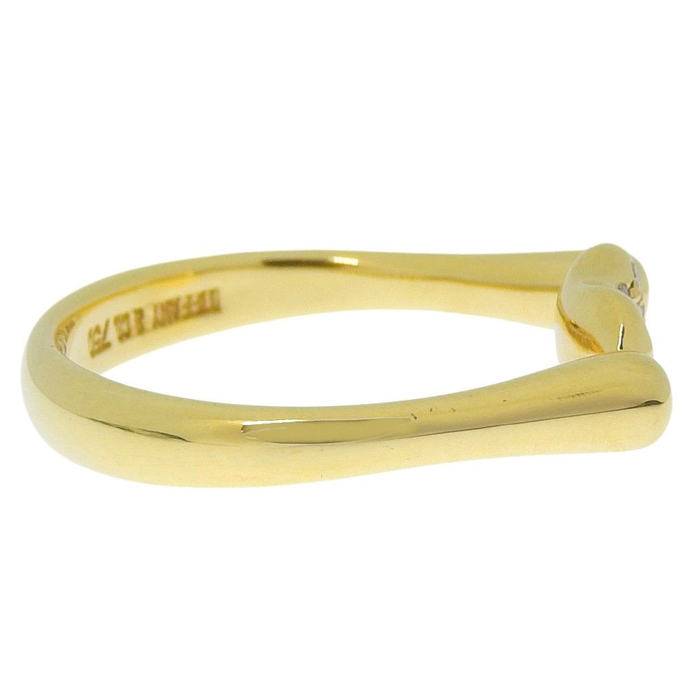 Tiffany & Co. Tiffany & Co. Elsa Peretti Bean Ring 18K Yellow Gold with Diamonds Size ONE SIZE - 5 Thumbnail