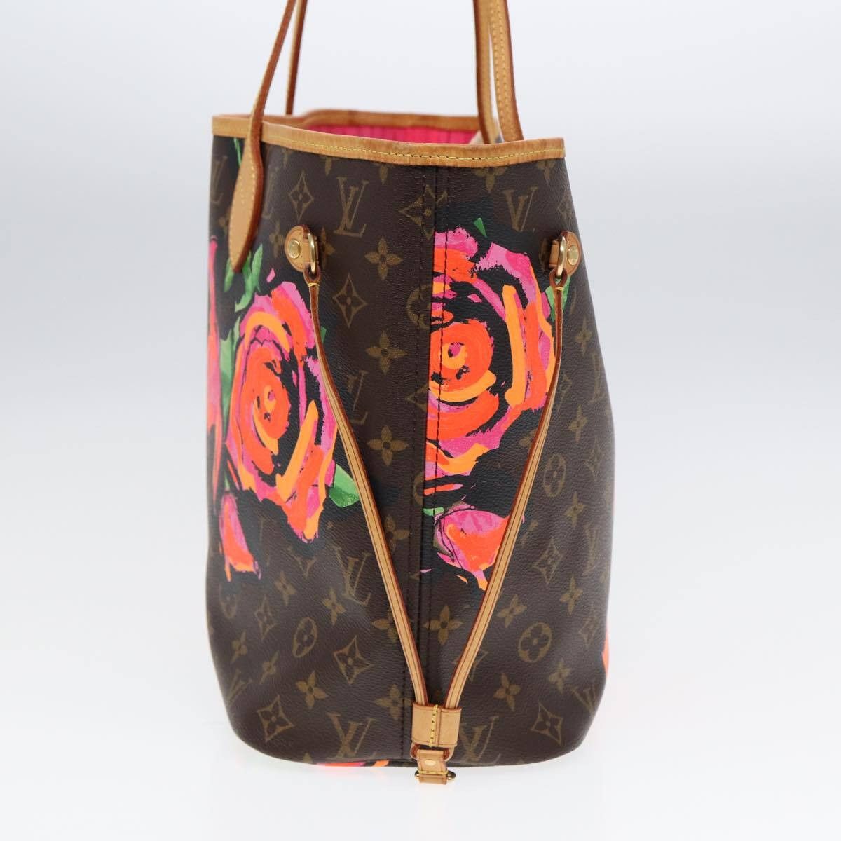 Louis Vuitton Louis Vuitton Neverfull Tote Limited Edition Monogram Roses Size ONE SIZE - 4 Thumbnail