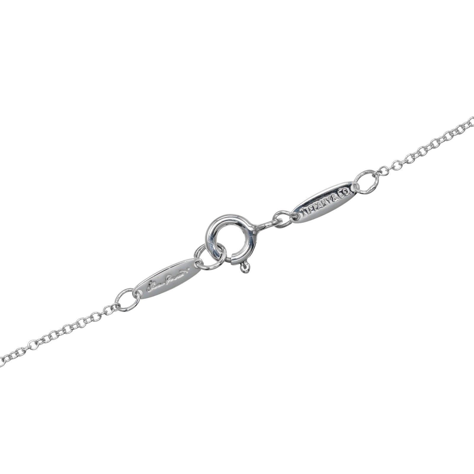 Tiffany & Co. Tiffany & Co. Elsa Peretti Double Teardrop Necklace Silver 925 Size ONE SIZE - 6 Thumbnail