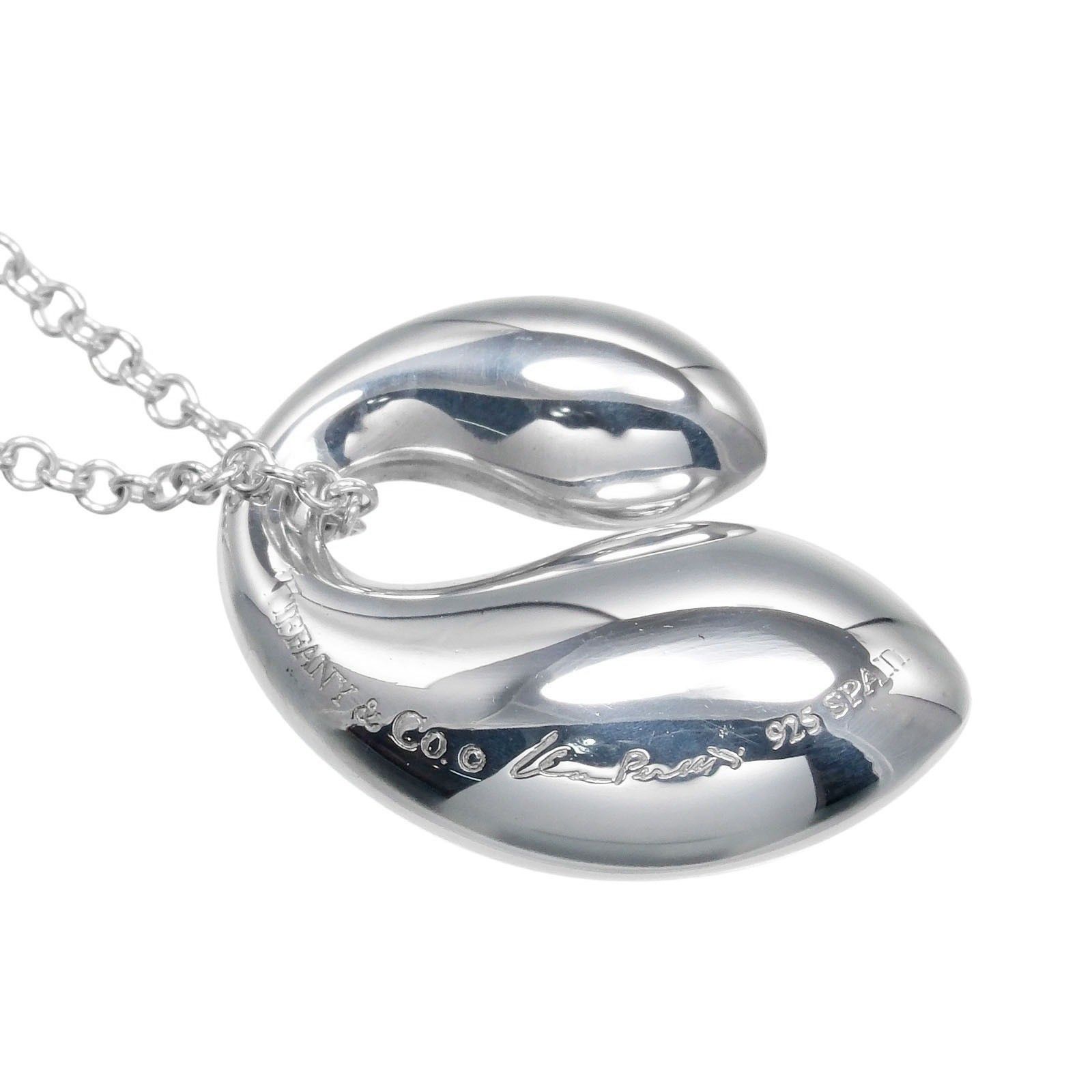 Tiffany & Co. Tiffany & Co. Elsa Peretti Double Teardrop Necklace Silver 925 Size ONE SIZE - 3 Thumbnail