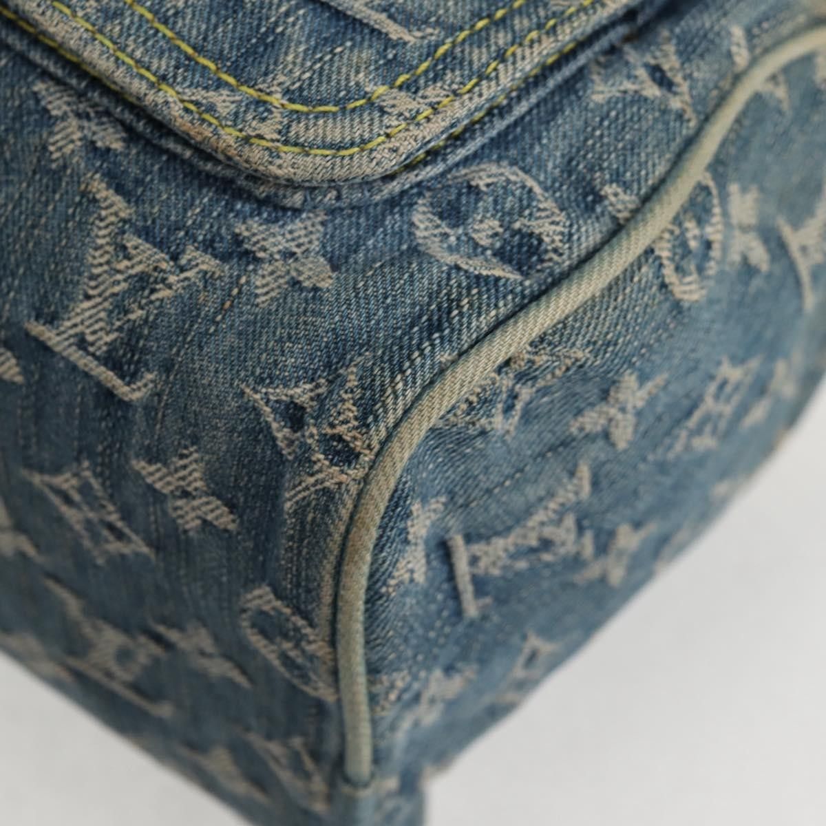 Louis Vuitton Louis Vuitton Neo Speedy Bag Denim Size ONE SIZE - 9 Thumbnail