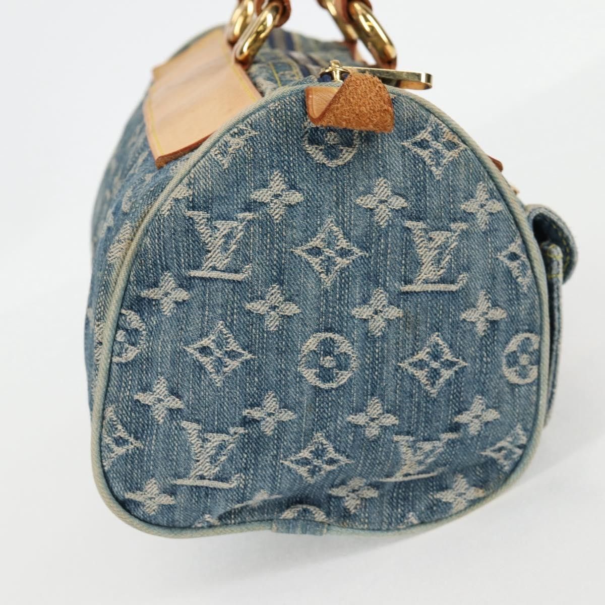 Louis Vuitton Louis Vuitton Neo Speedy Bag Denim Size ONE SIZE - 4 Thumbnail