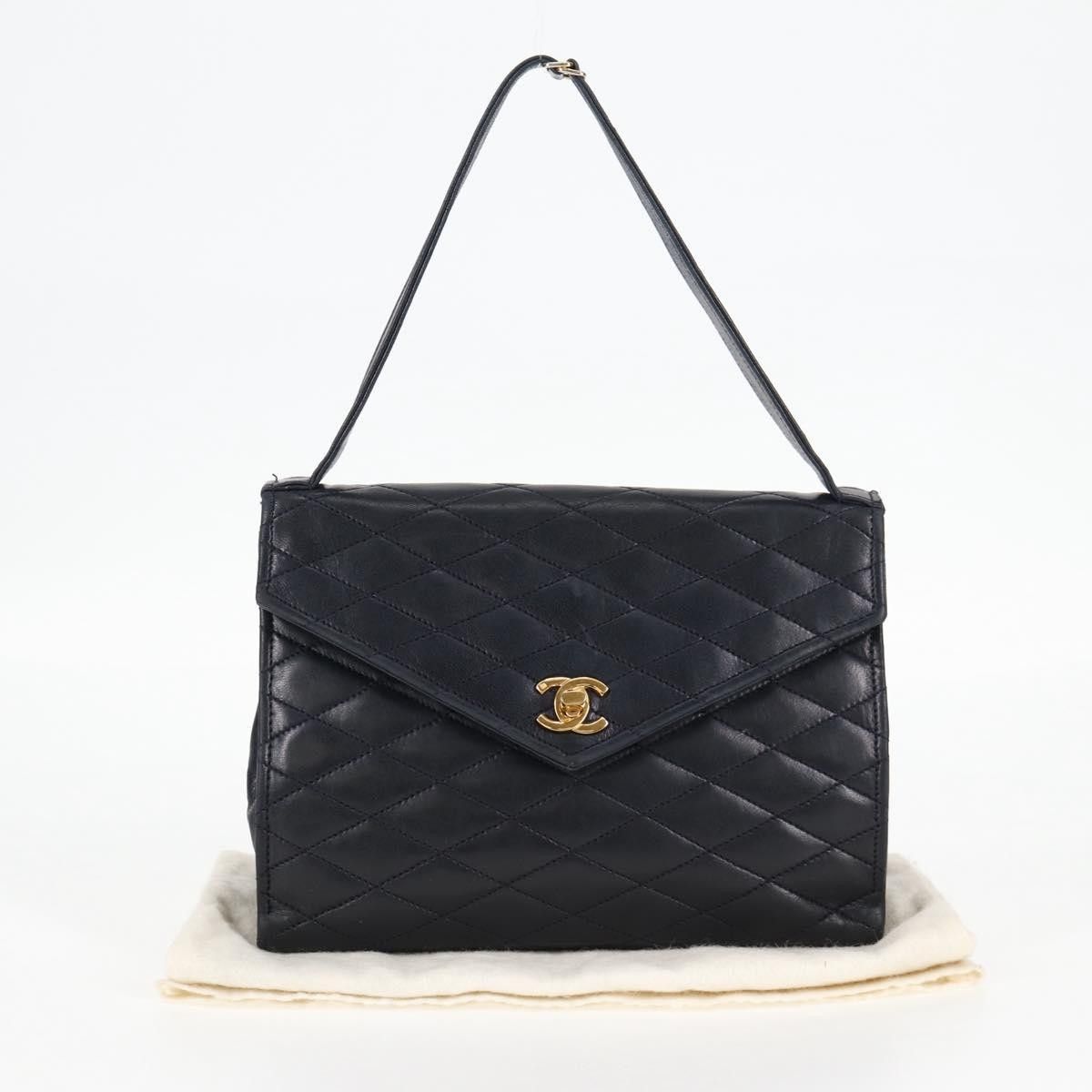 Chanel Chanel Vintage Envelope Flap Shoulder Bag Quilted Lambskin Size ONE SIZE - 17 Thumbnail