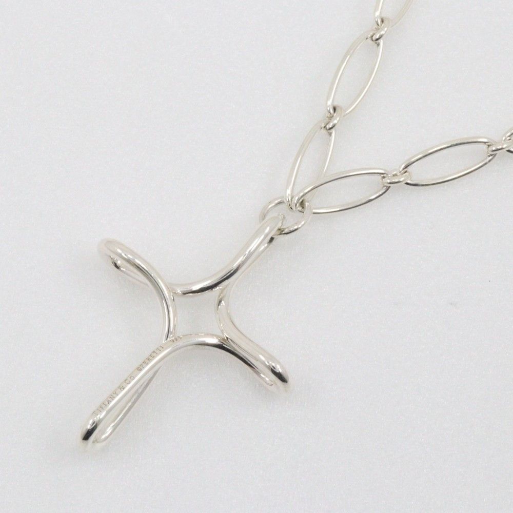 Tiffany & Co. Tiffany & Co. Elsa Peretti Infinity Cross Pendant Necklace Silver 925 Size ONE SIZE - 2 Thumbnail