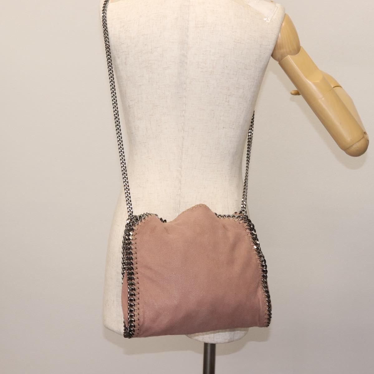 Stella McCartney Stella McCartney Falabella Fold Over Crossbody Bag Suede Size ONE SIZE - 14 Thumbnail