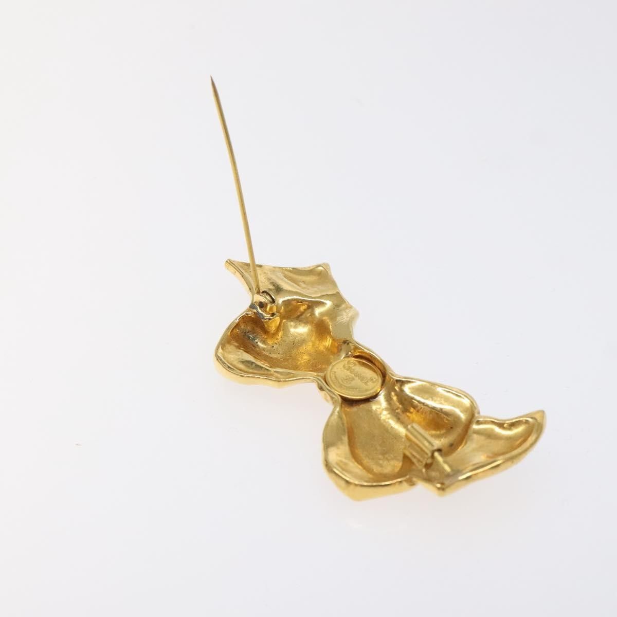 Chanel Chanel Vintage CC Bow Brooch Felt with Faux Pearls Size ONE SIZE - 3 Thumbnail