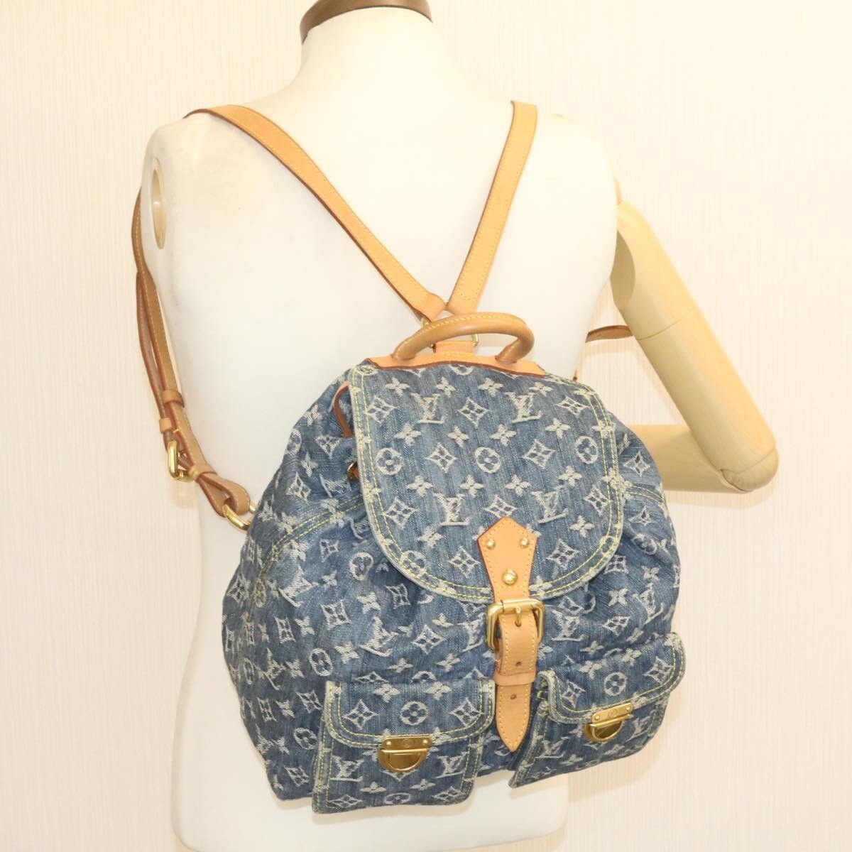 Louis Vuitton Louis Vuitton Discovery Backpack Monogram Denim Size ONE SIZE - 14 Thumbnail