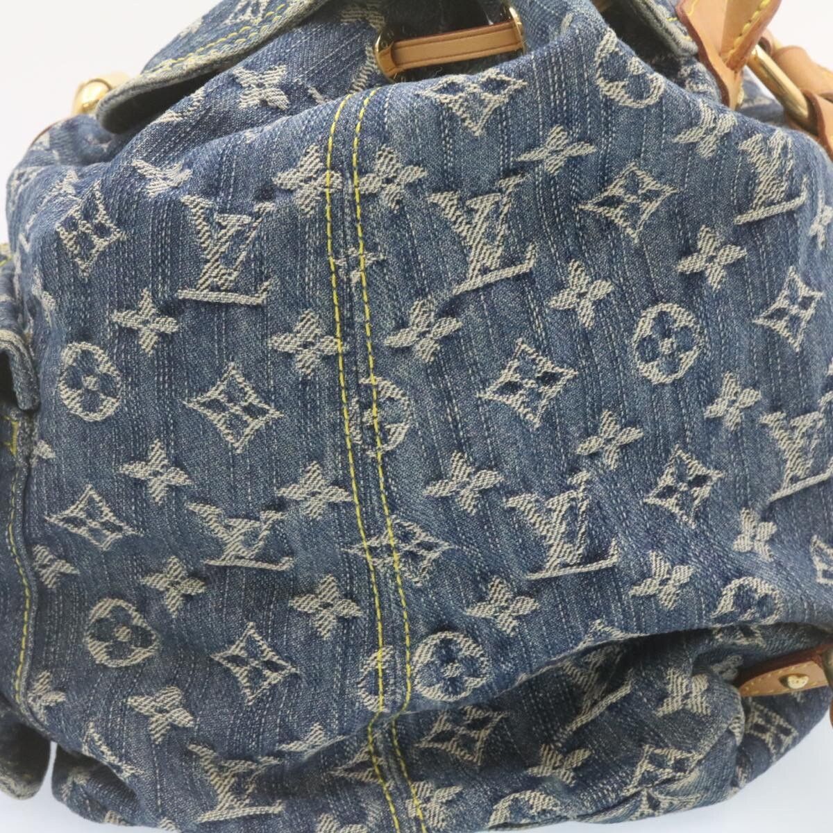 Louis Vuitton Louis Vuitton Discovery Backpack Monogram Denim Size ONE SIZE - 4 Thumbnail