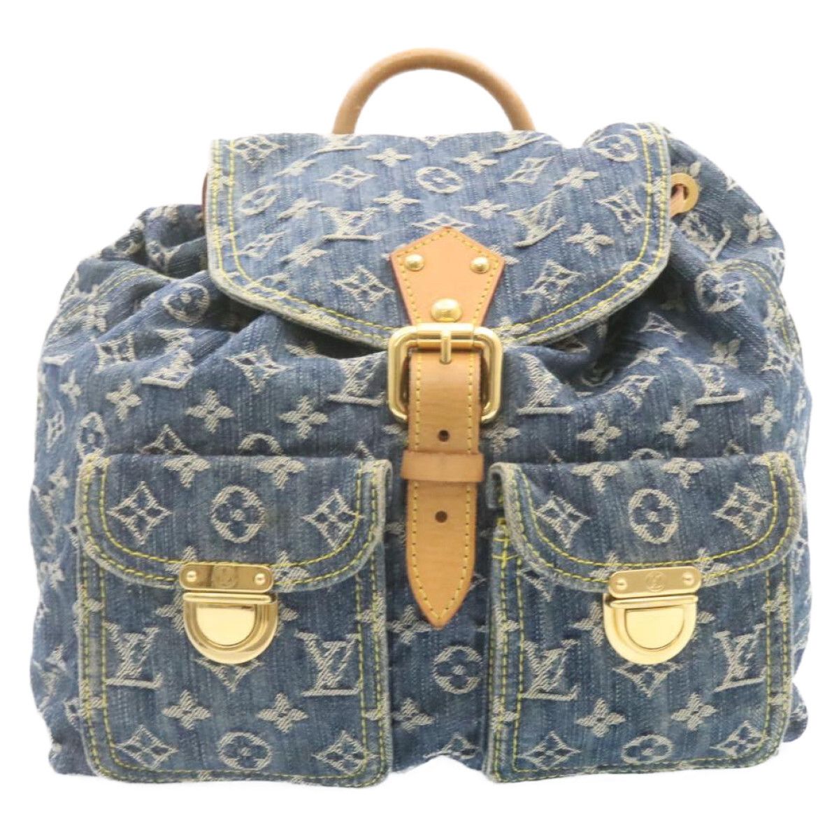 Louis Vuitton Louis Vuitton Discovery Backpack Monogram Denim Size ONE SIZE - 19 Thumbnail