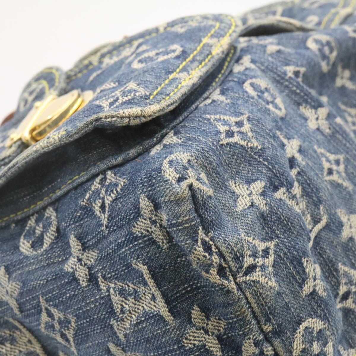 Louis Vuitton Louis Vuitton Discovery Backpack Monogram Denim Size ONE SIZE - 9 Thumbnail