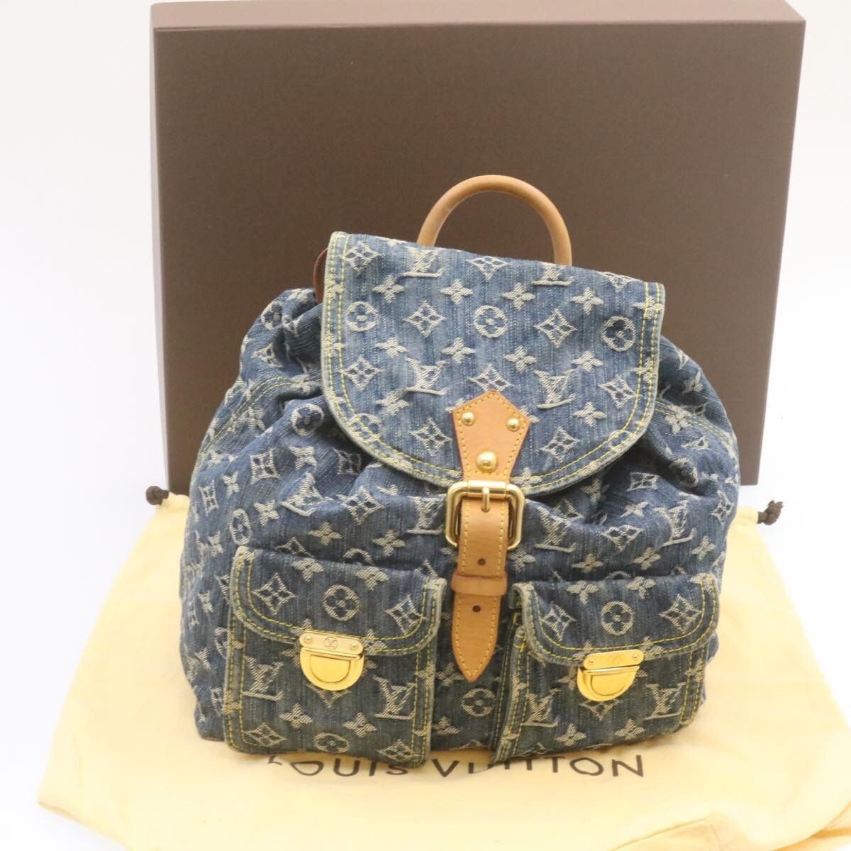 Louis Vuitton Louis Vuitton Discovery Backpack Monogram Denim Size ONE SIZE - 13 Thumbnail