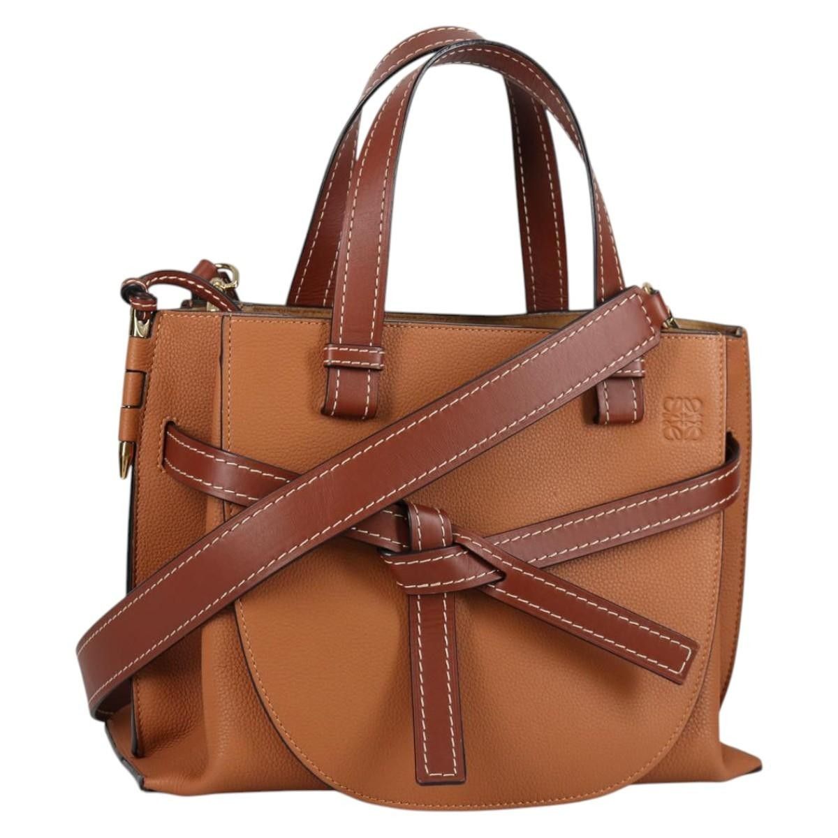 Loewe Loewe Gate Tote Leather Size ONE SIZE - 15 Thumbnail