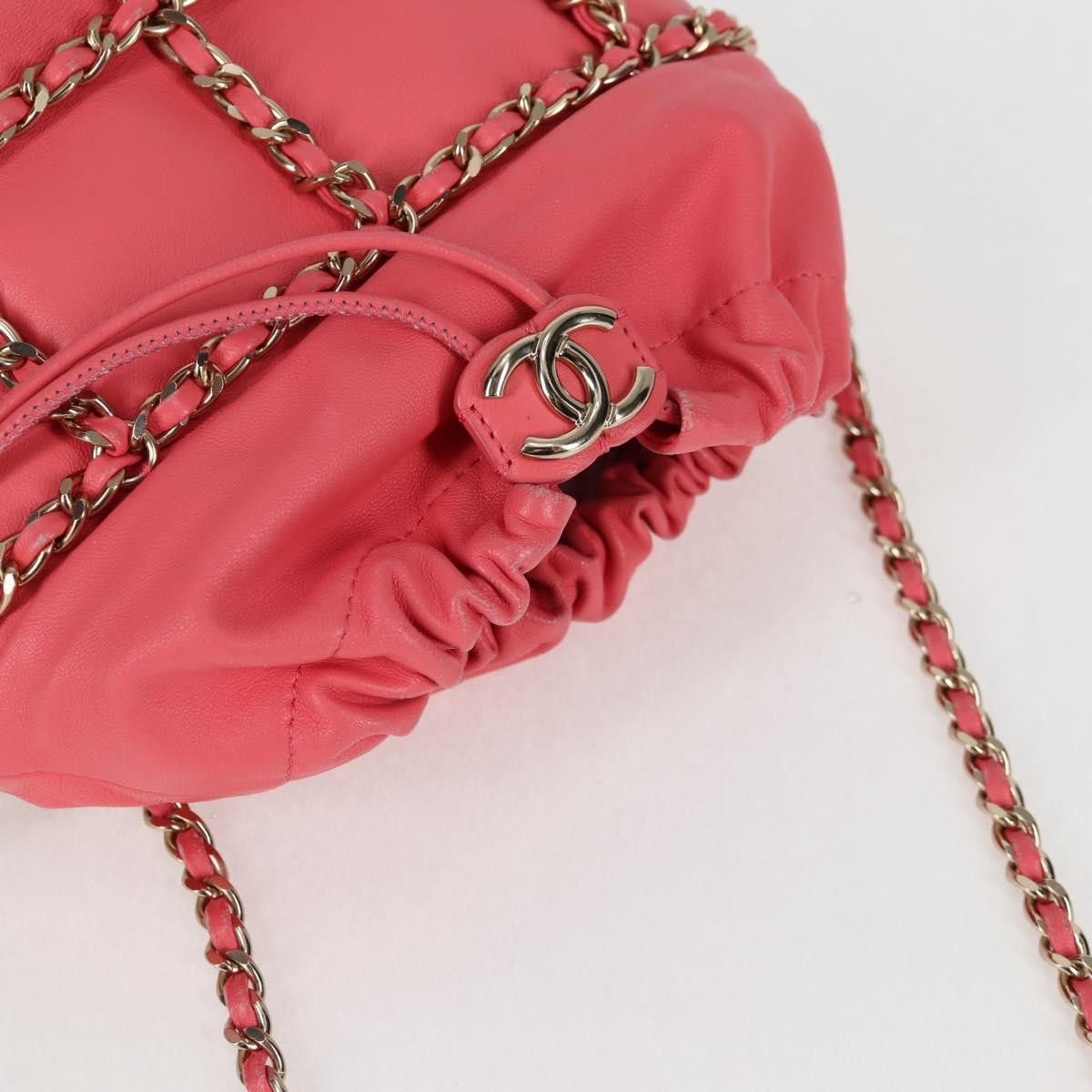 Chanel Chanel Chain Frame CC Drawstring Bucket Bag Lambskin Size ONE SIZE - 20 Thumbnail