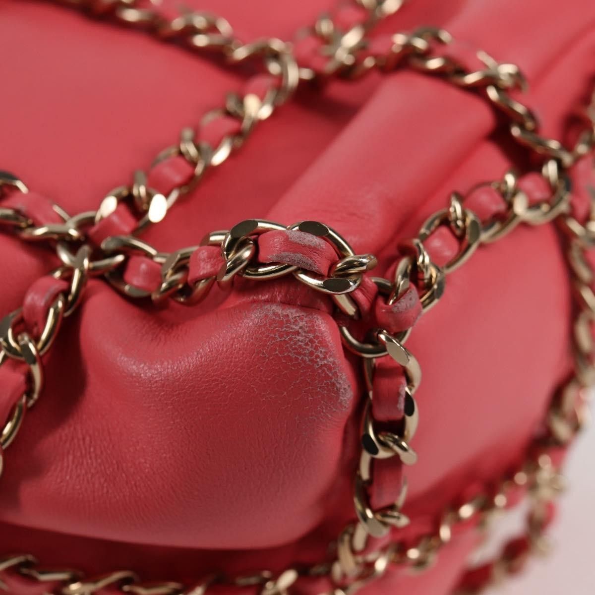 Chanel Chanel Chain Frame CC Drawstring Bucket Bag Lambskin Size ONE SIZE - 9 Thumbnail