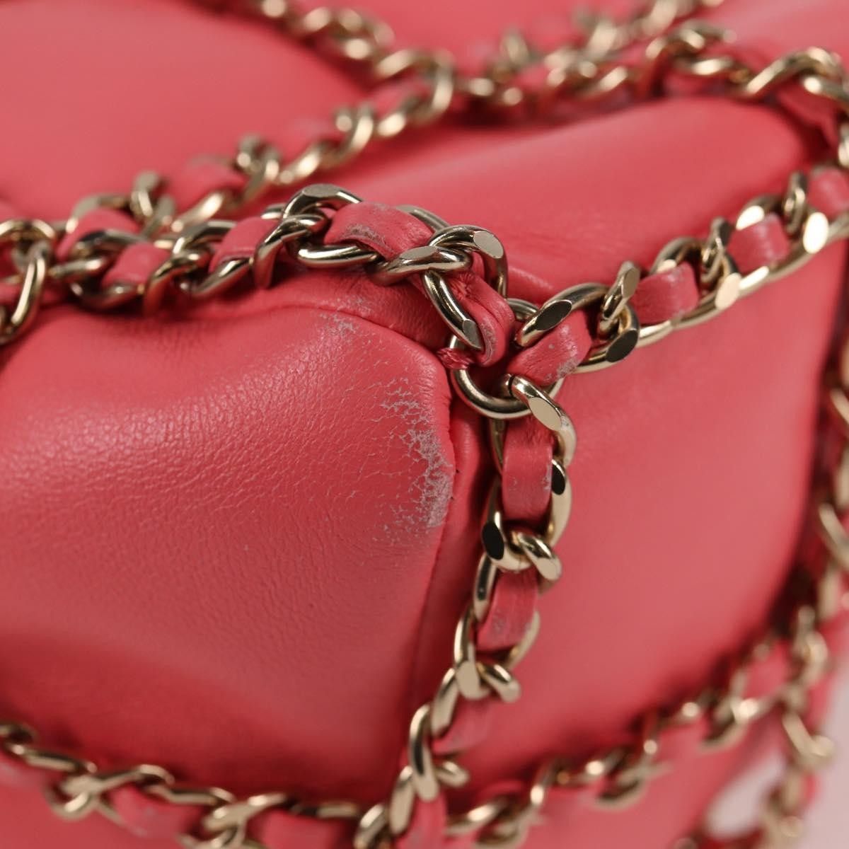 Chanel Chanel Chain Frame CC Drawstring Bucket Bag Lambskin Size ONE SIZE - 10 Thumbnail