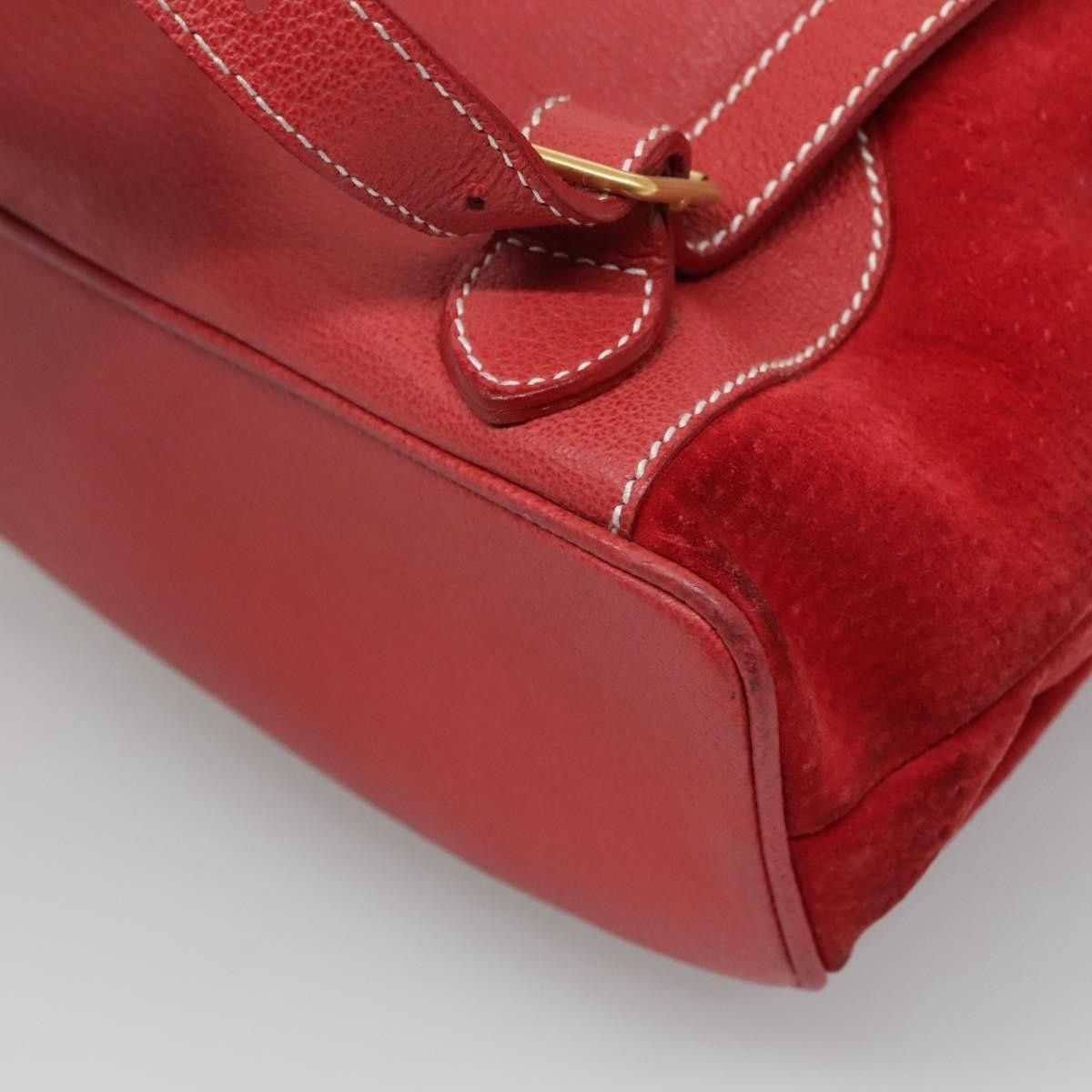 Gucci Gucci Bamboo Tassel Backpack Suede Size ONE SIZE - 10 Thumbnail