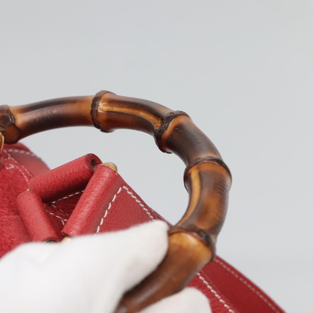 Gucci Gucci Bamboo Tassel Backpack Suede Size ONE SIZE - 18 Thumbnail