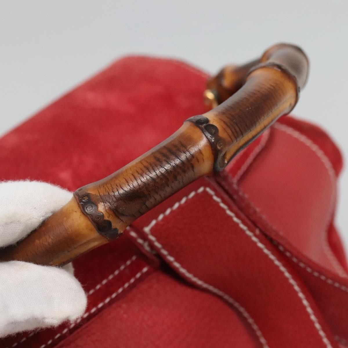 Gucci Gucci Bamboo Tassel Backpack Suede Size ONE SIZE - 14 Thumbnail