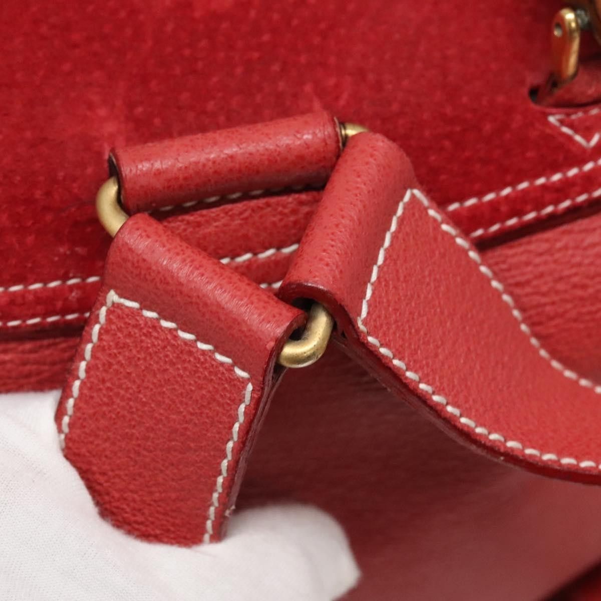 Gucci Gucci Bamboo Tassel Backpack Suede Size ONE SIZE - 19 Thumbnail