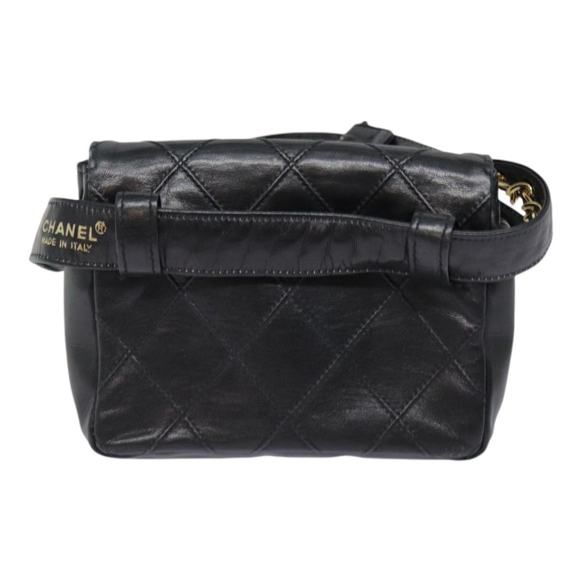 Chanel Chanel Waist Belt Bag Quilted Shiny Calfskin Size ONE SIZE - 2 Thumbnail
