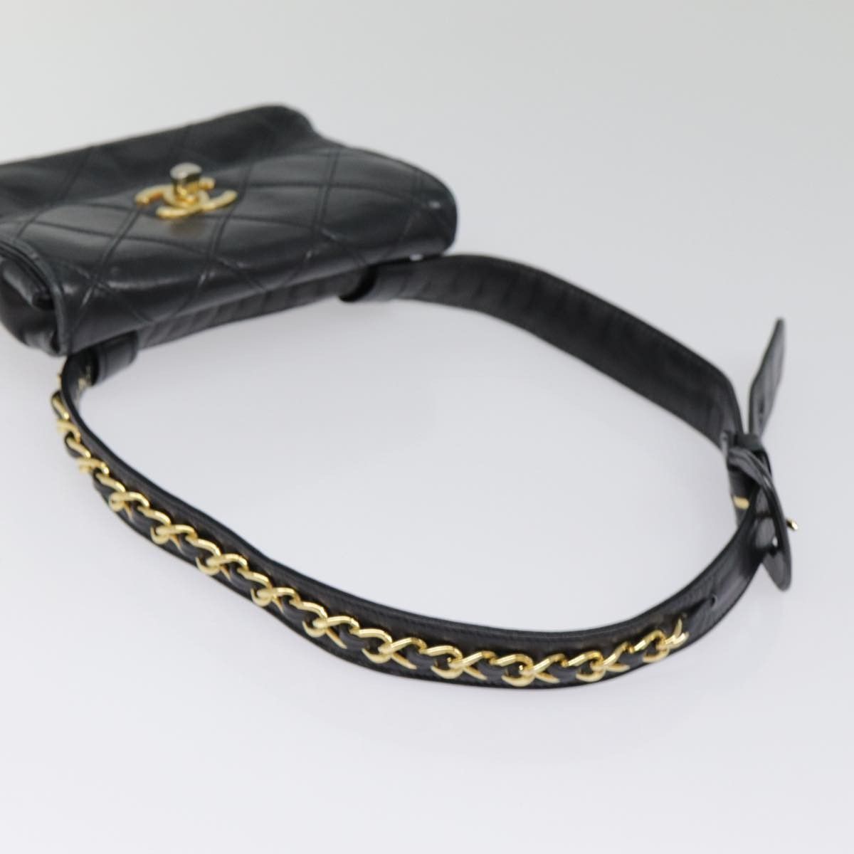 Chanel Chanel Waist Belt Bag Quilted Shiny Calfskin Size ONE SIZE - 11 Thumbnail