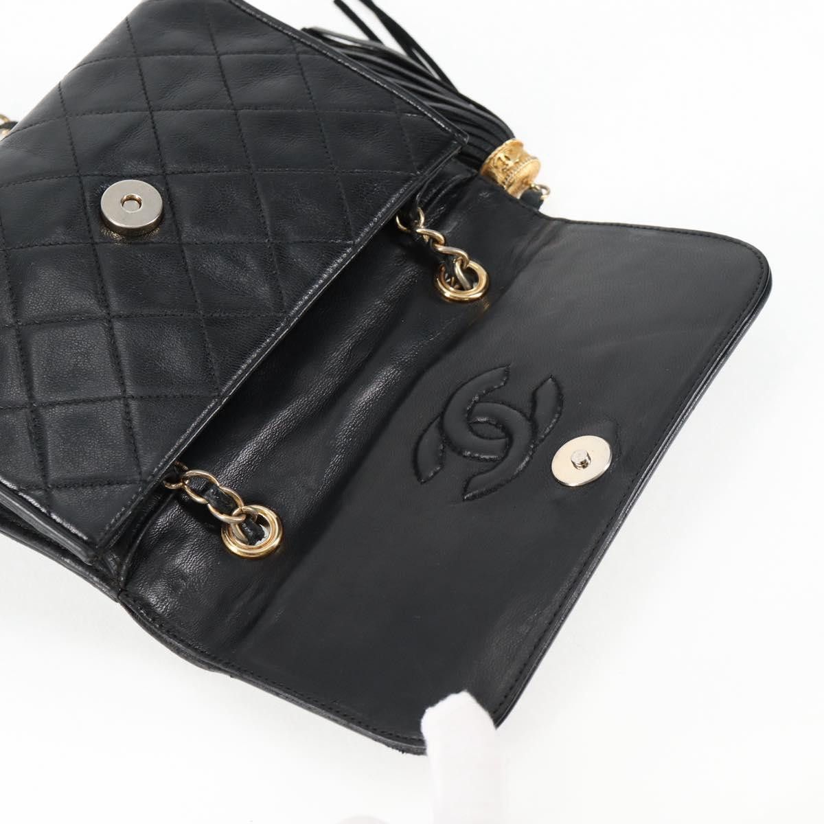 Chanel Chanel Vintage Tassel Flap Bag Leather Size ONE SIZE - 14 Thumbnail