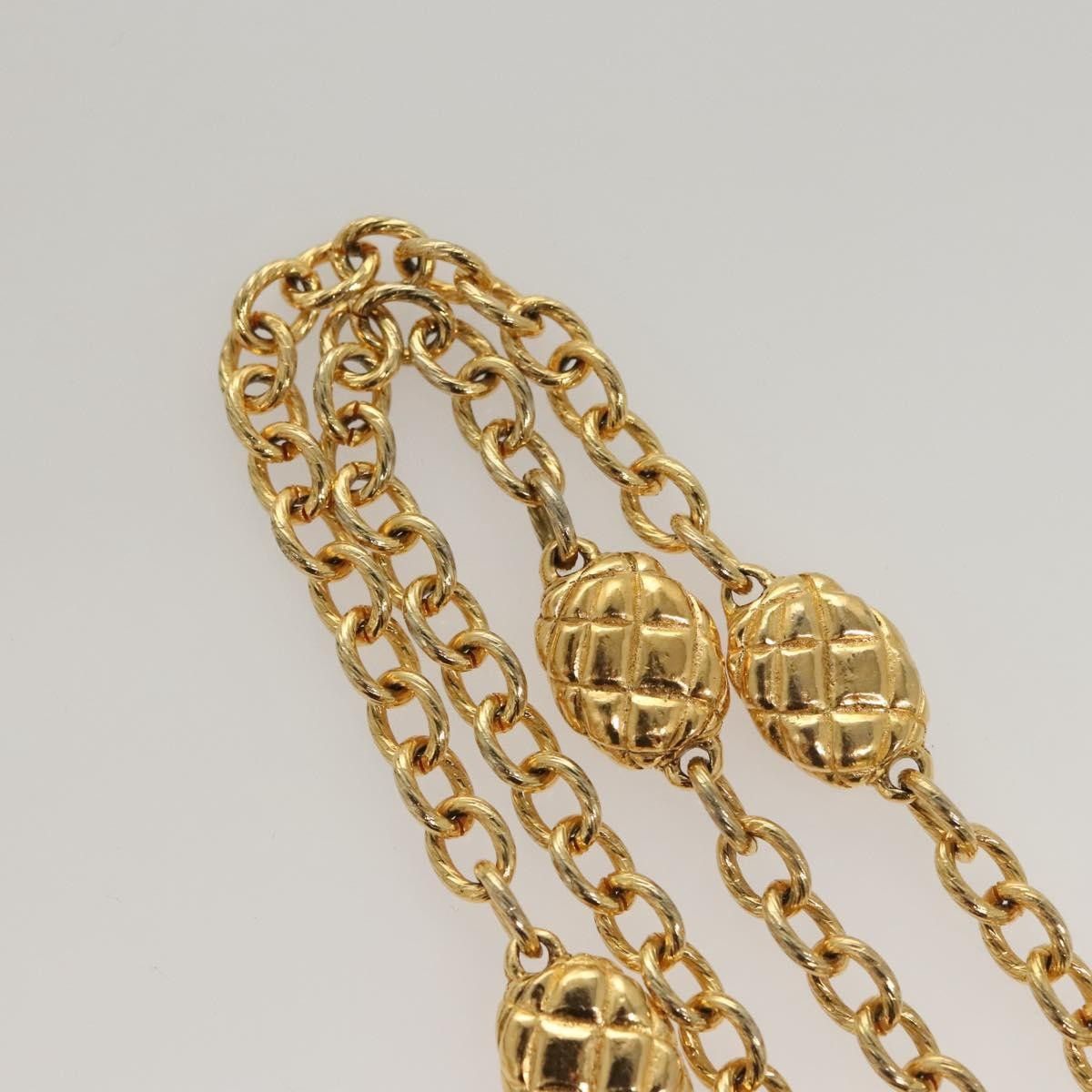 Chanel Chanel CC Quilted Medallion Chain Belt Metal Size ONE SIZE - 6 Thumbnail