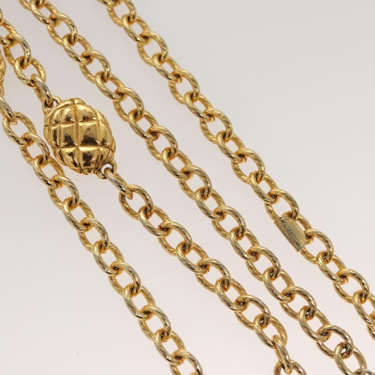 Chanel Chanel CC Quilted Medallion Chain Belt Metal Size ONE SIZE - 4 Thumbnail