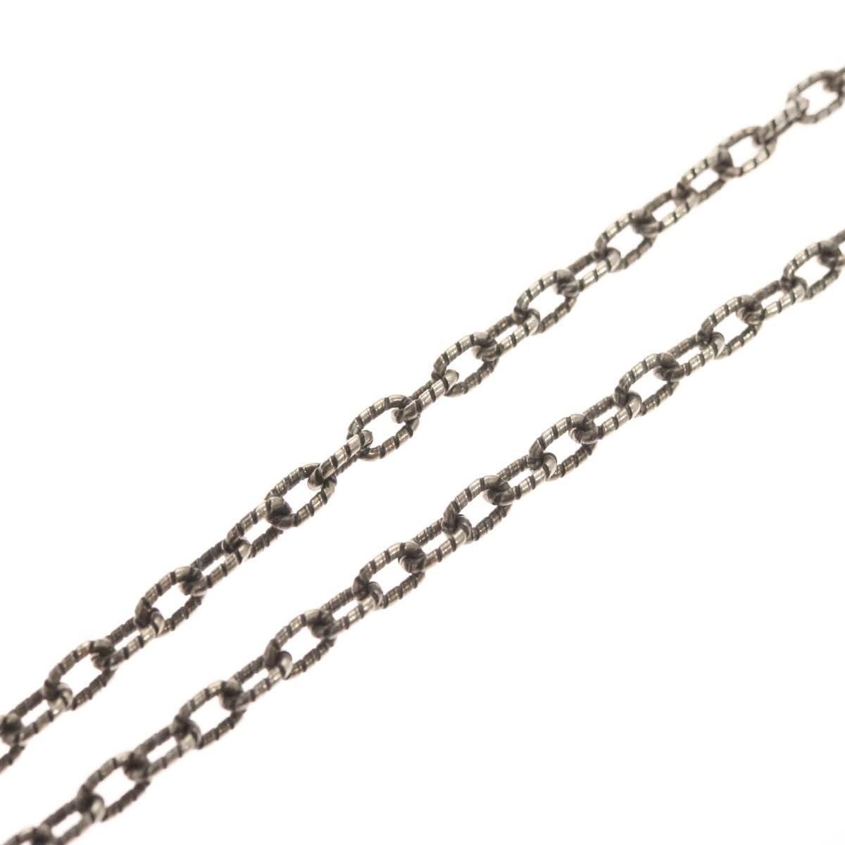 Gucci Gucci Engraved Interlocking G Chain Link Pendant Necklace Sterling Silver Size ONE SIZE - 13 Thumbnail