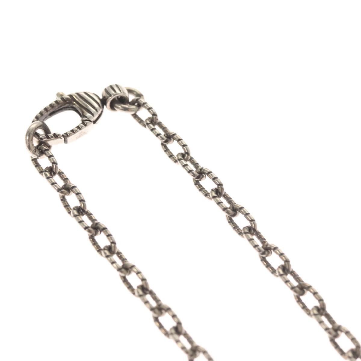 Gucci Gucci Engraved Interlocking G Chain Link Pendant Necklace Sterling Silver Size ONE SIZE - 11 Thumbnail