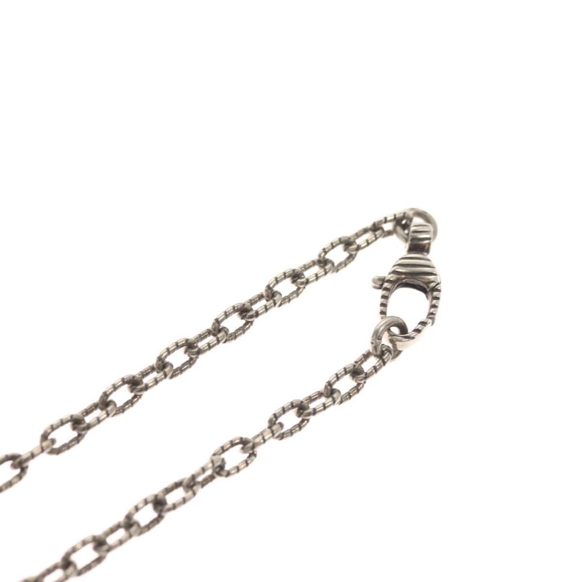Gucci Gucci Engraved Interlocking G Chain Link Pendant Necklace Sterling Silver Size ONE SIZE - 7 Thumbnail