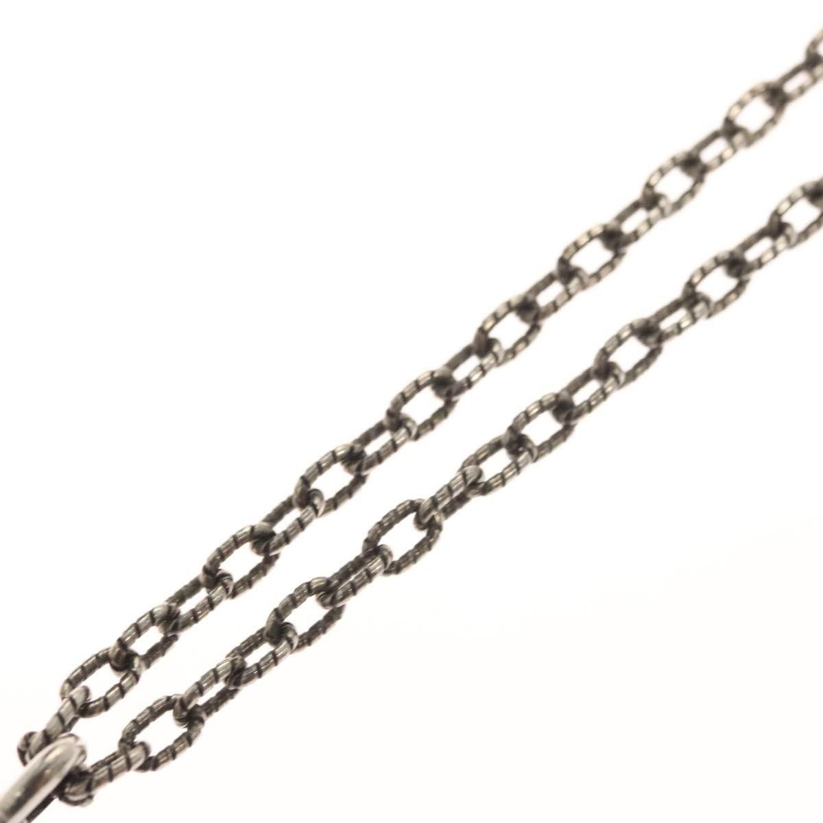 Gucci Gucci Engraved Interlocking G Chain Link Pendant Necklace Sterling Silver Size ONE SIZE - 12 Thumbnail