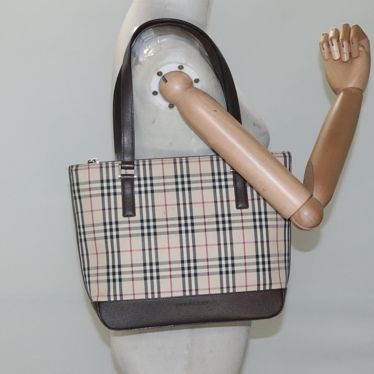Burberry Burberry Nova Check Tote canvas check pattern Size ONE SIZE - 13 Thumbnail