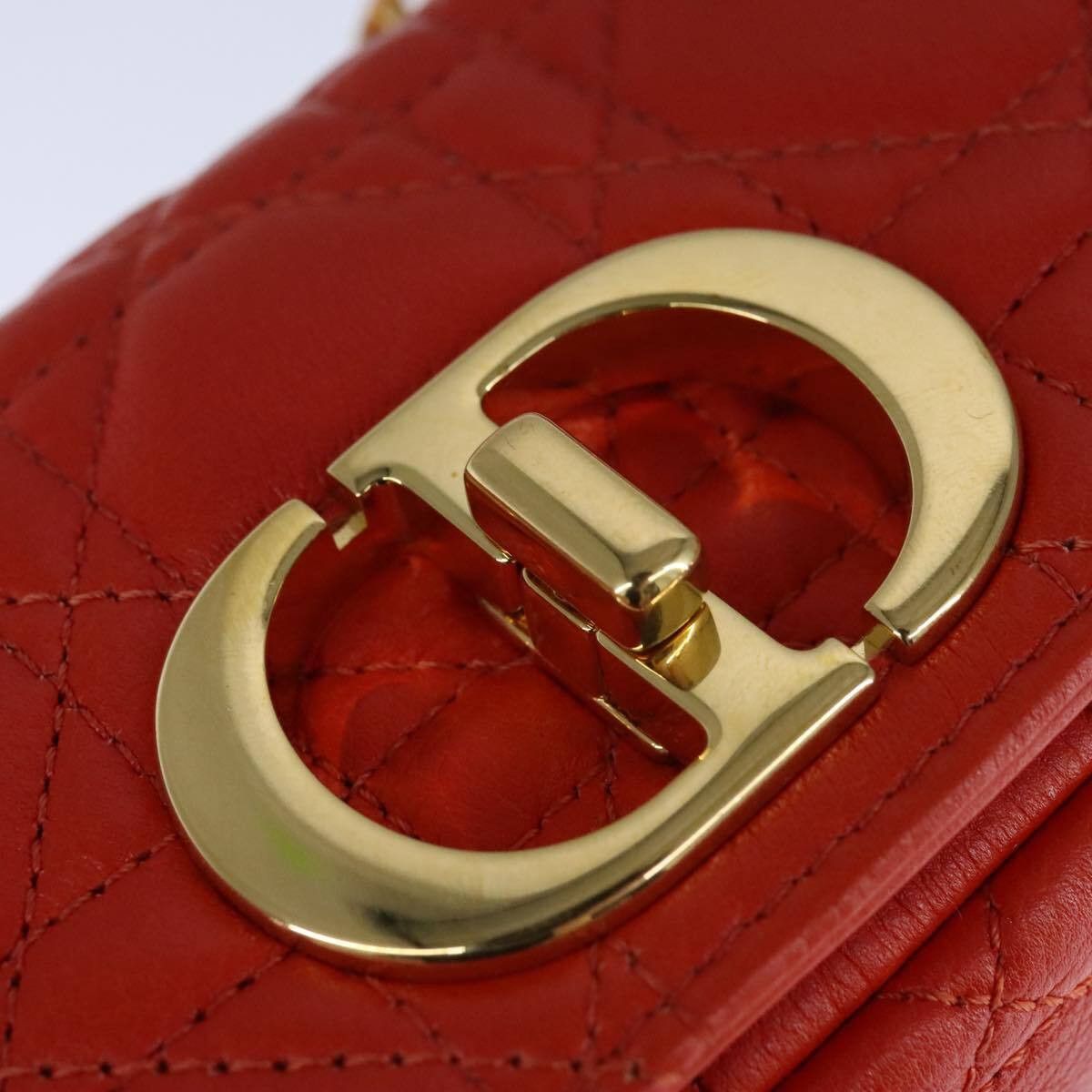Dior Christian Dior Caro Bag Cannage Quilt Calfskin Size ONE SIZE - 13 Thumbnail